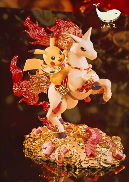 【Pre-sale】Pikachu Riding Horse-Shima Aji Studio