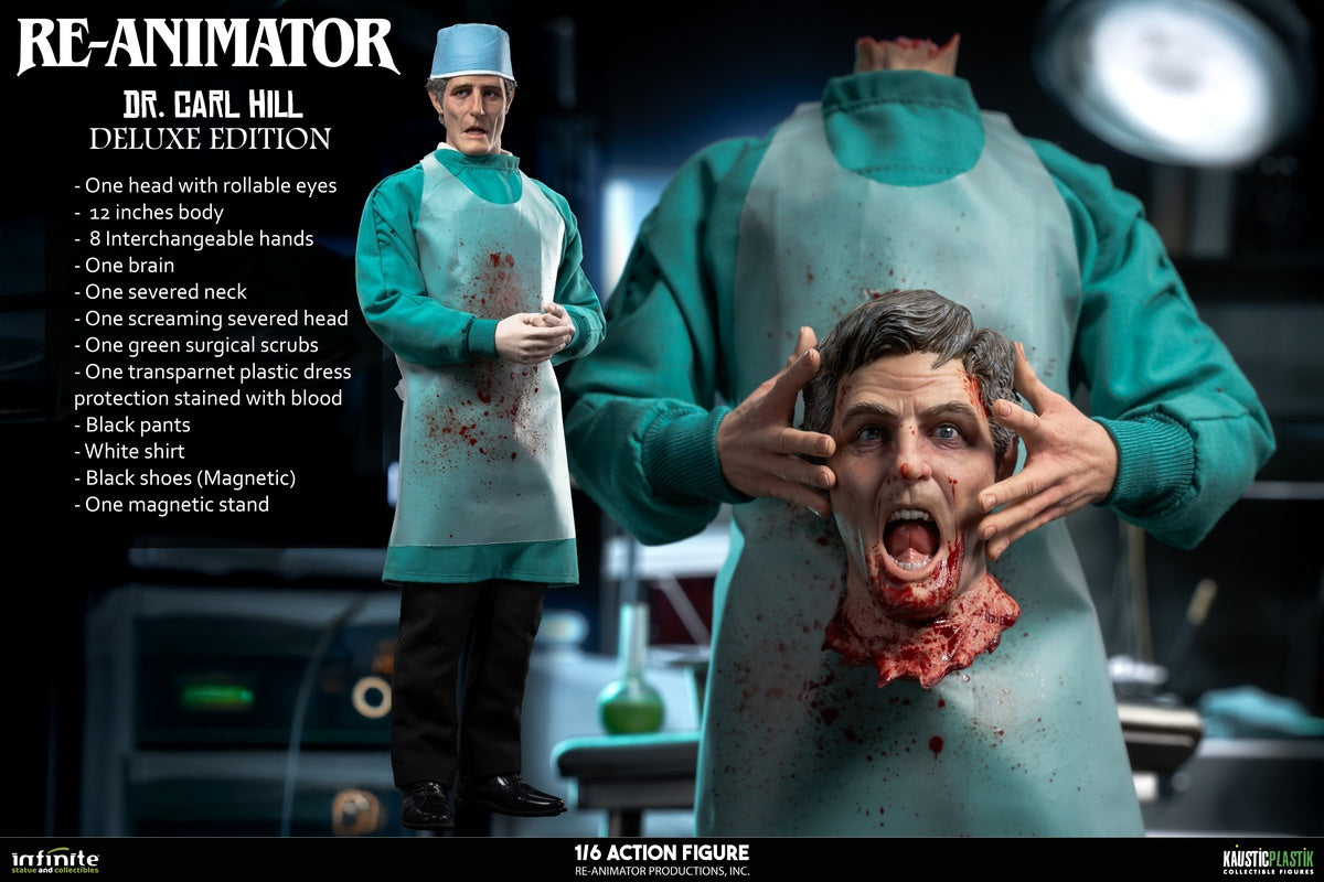 Infinite Statue - RE-ANIMATOR DOCTOR CARL HILL 1/6 ACTION FIGURE (Licensed)