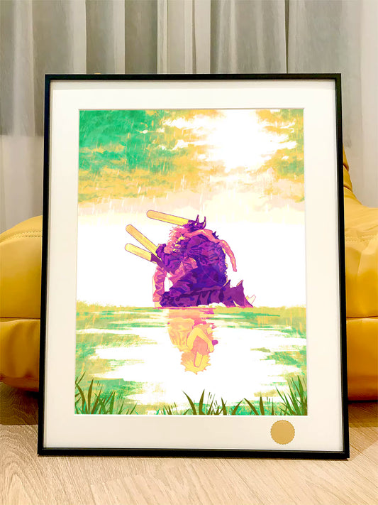 【Pre-sale】Decorative Painting of Goodbye Pochita-XingKong Studio