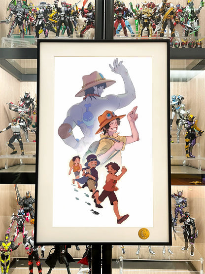 【Pre-sale】Decorative Painting of Goodbye Ace-One Piece-XingKong Studio