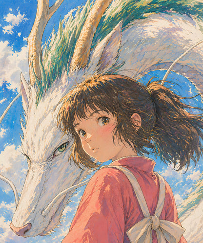 【Pre-sale】Decorative Painting of Ogino Chihiro and Nigihayami Kohakunushi-H2 Studio