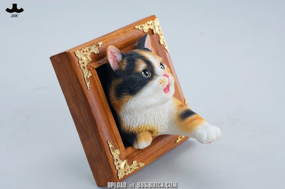 ねこページqm JXK&small-Meow Face Museum-Escaped domestic cat-No. JS-2608A/B