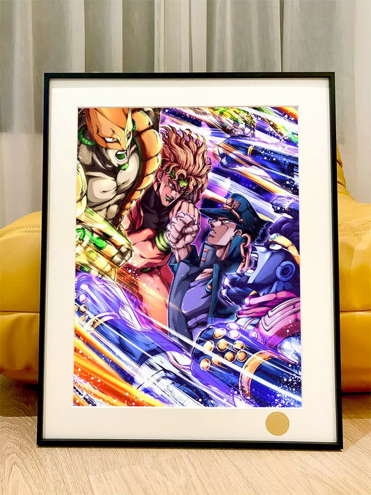 【Pre-sale】Decorative Painting of Star Platinum VS The World-XingKong Studio