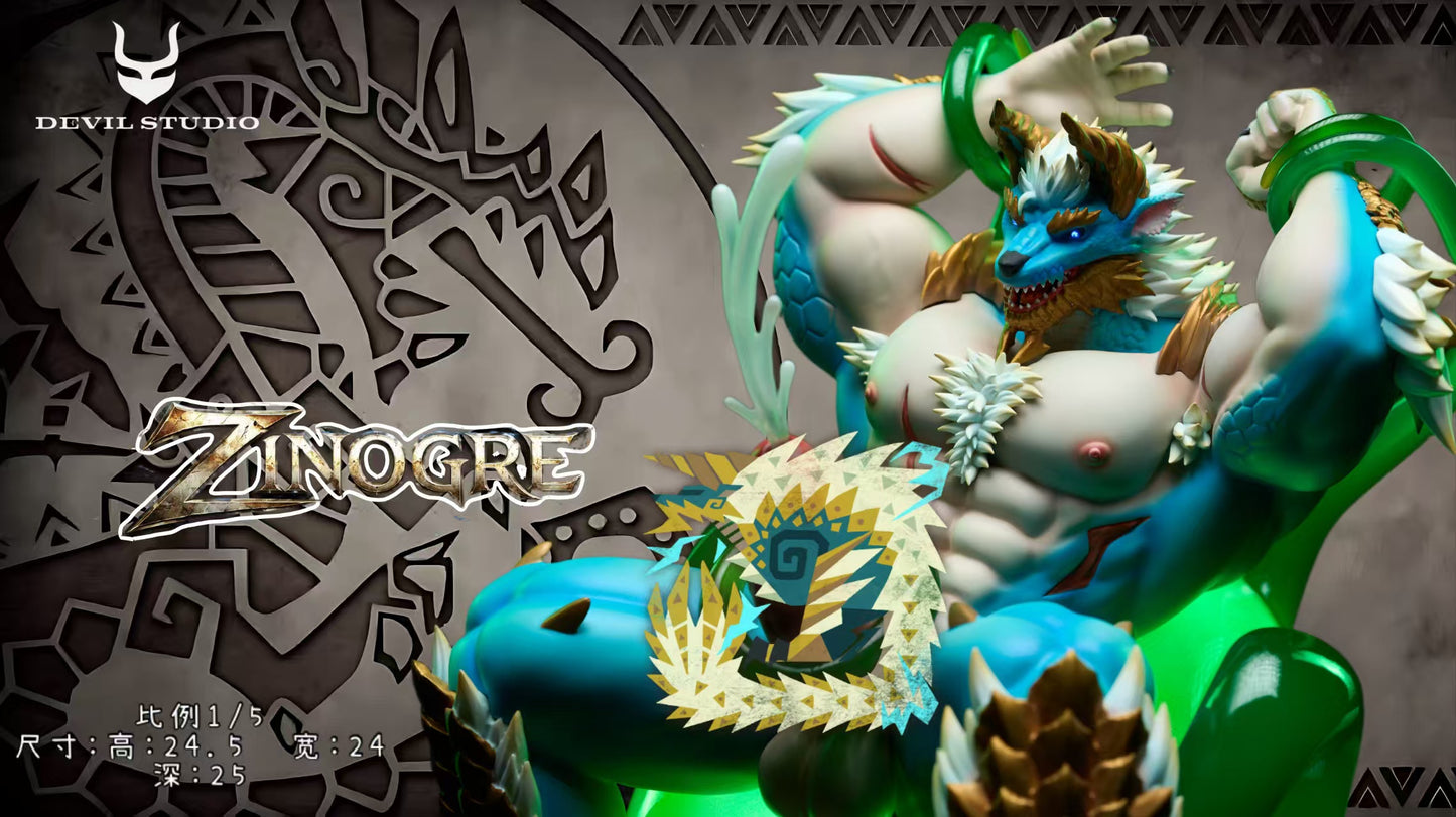 【Pre-sale】1/5 Scale Zinogre-Monster Hunter-Devil Studio