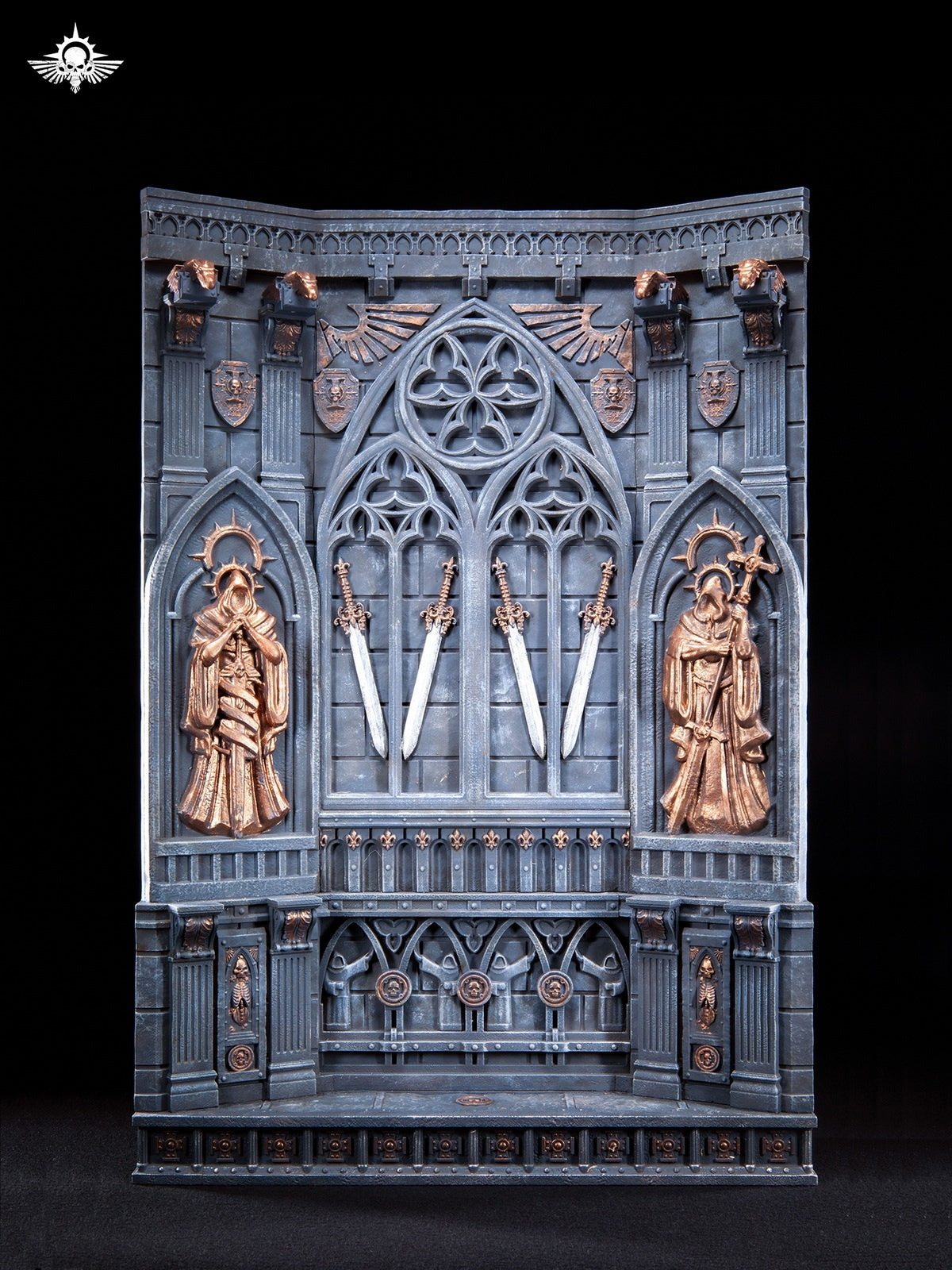 Xinglan Workshop-Universal Warhammer-style Temple Primarch Throne (Compatible with 1/18, 1/12 & 1/6 Scales)-Sence