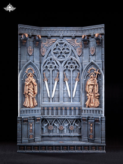 Xinglan Workshop-Universal Warhammer-style Temple Primarch Throne (Compatible with 1/18, 1/12 & 1/6 Scales)-Sence