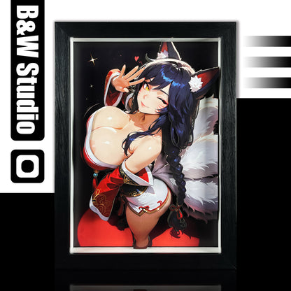 【Pre-sale】Decorative Painting of LOL Ahri-Black and White Studio