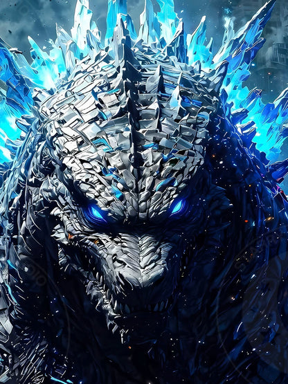【Pre-sale】Decorative Painting of Monster King Godzilla-XingKong Studio