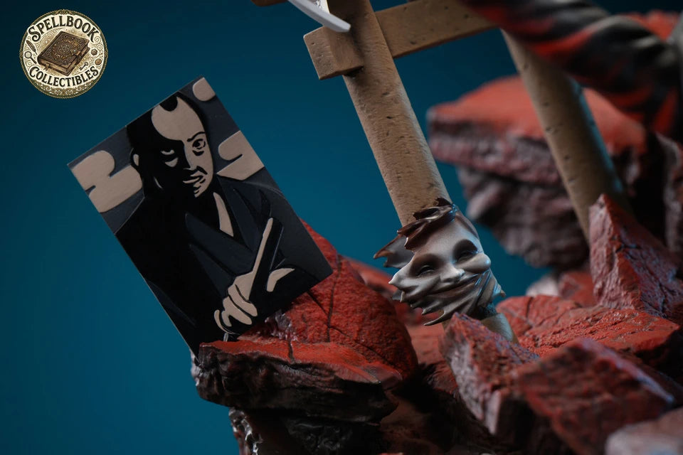 Pre-sale】1/6 Scale Momo and Okarun with LED-Spellbook