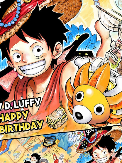 【Pre-sale】Decorative Painting of Happy Birthday Luffy-XingKong Studio
