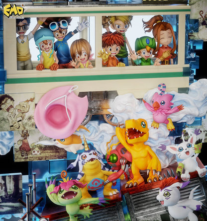 【Pre-sale】The First Generation of Digimon with LED-Digimon Adventure-EMO Studio