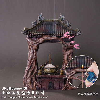 Jacksdo Studio - Earth Temple Model Scene Accessories (JK.Scene-106) | 土地庙模型场景配件 (JK.Scene-106)
