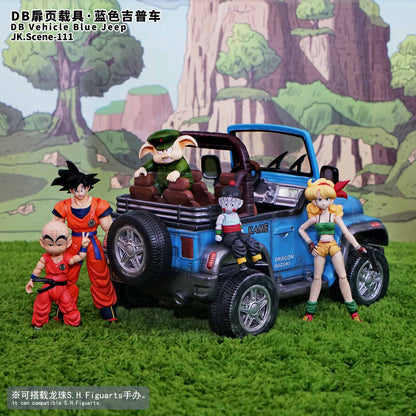 JacksDo Studio - DB Vehicle Blue Jeep (JK.Scene-111) | DB扉页载具-蓝色吉普车 (JK.Scene-111)