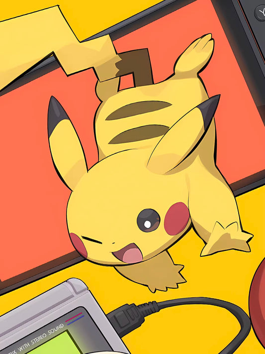 【Pre-sale】Decorative Painting of Game Machine Pikachu-XingKong Studio