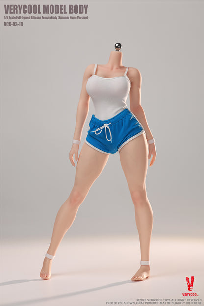 VERYCOOL - Body No.3 Full Figured 1/6 Silicone Female Body VCD-03-1A VCD-03-1B