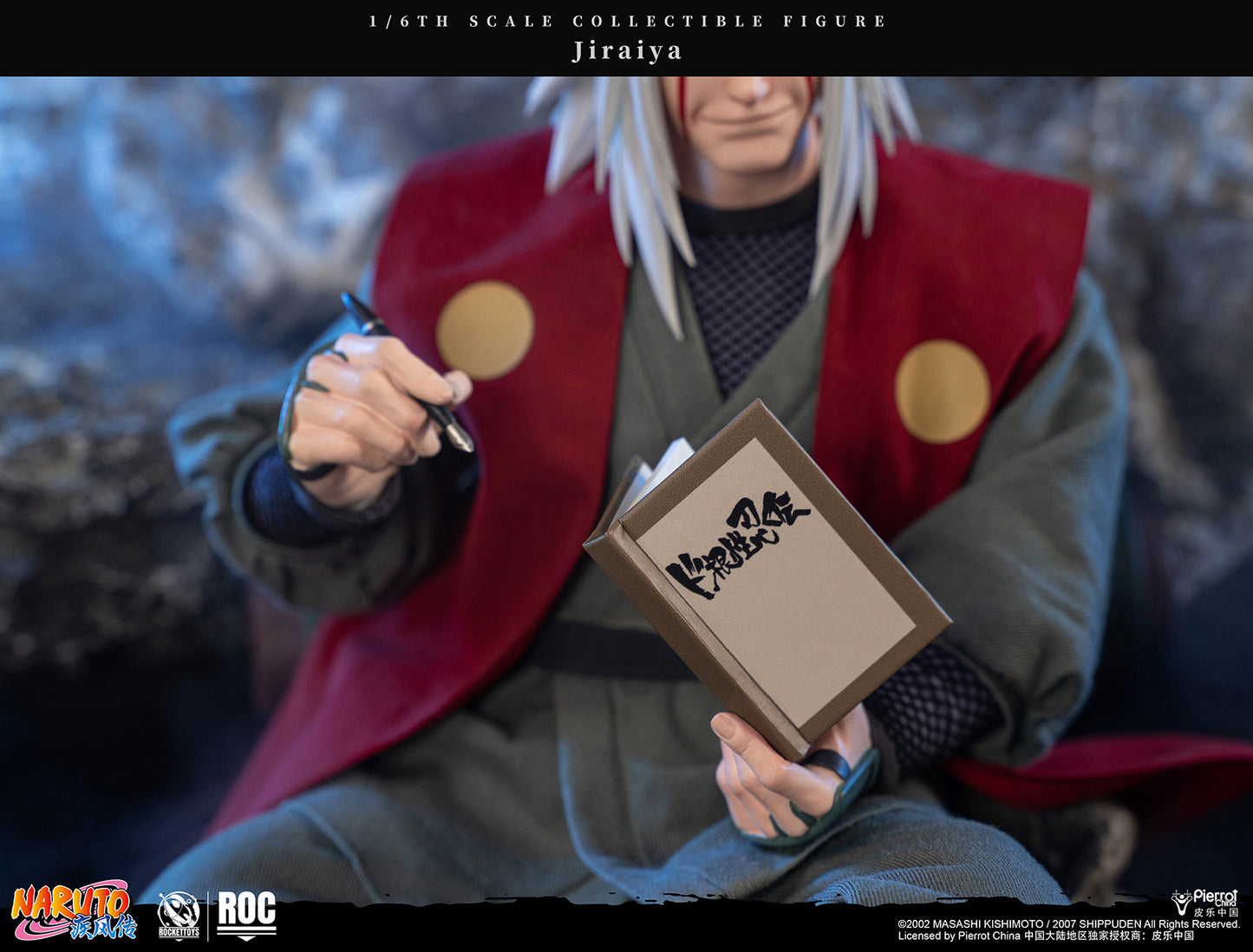 ROCKETTOYS Studio - Shippuden Jiraiya 1/6 Scale Action Figure ROC-019 No. ROC-020 (Licensed)