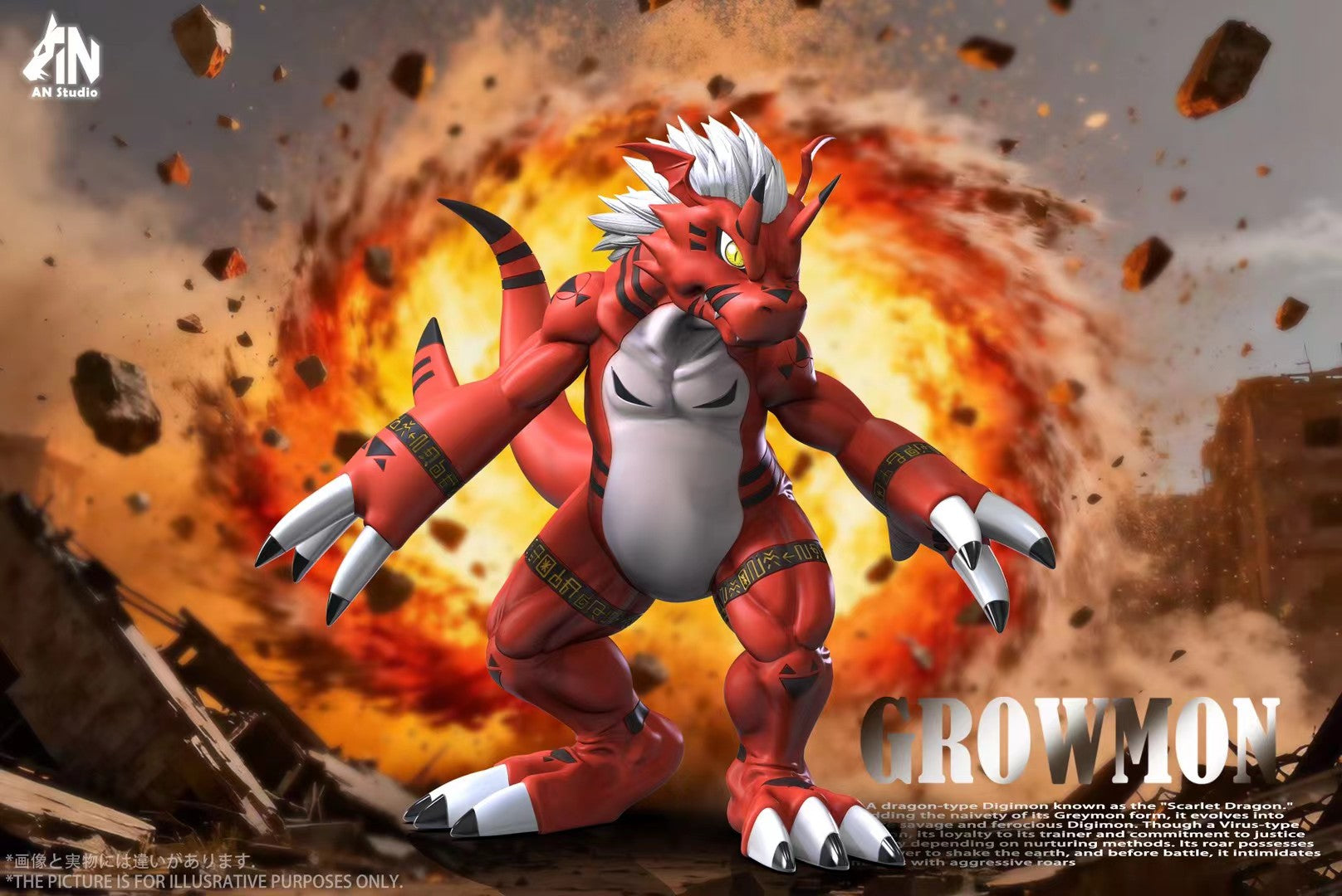 AN Studio - Growmon | 古拉兽