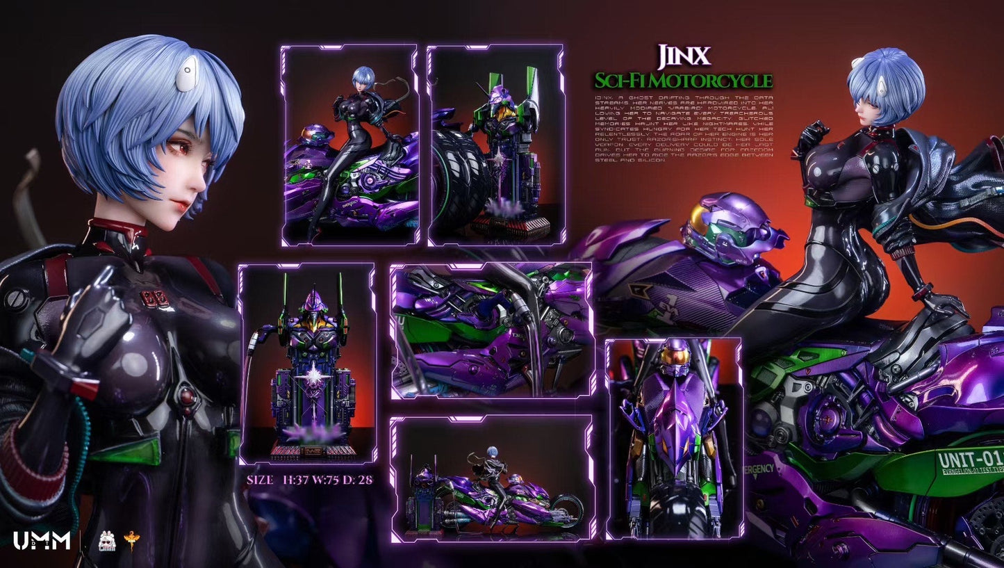 DT Studio - Rei Ayanami Sci-Fi Motorcycle | 绫波丽 科幻机车