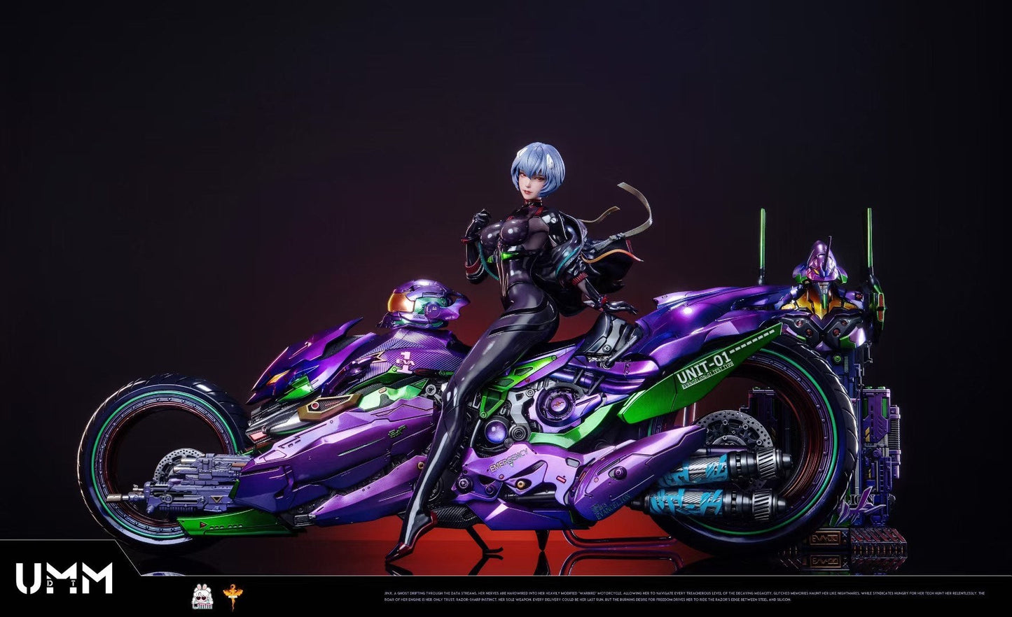 DT Studio - Rei Ayanami Sci-Fi Motorcycle | 绫波丽 科幻机车