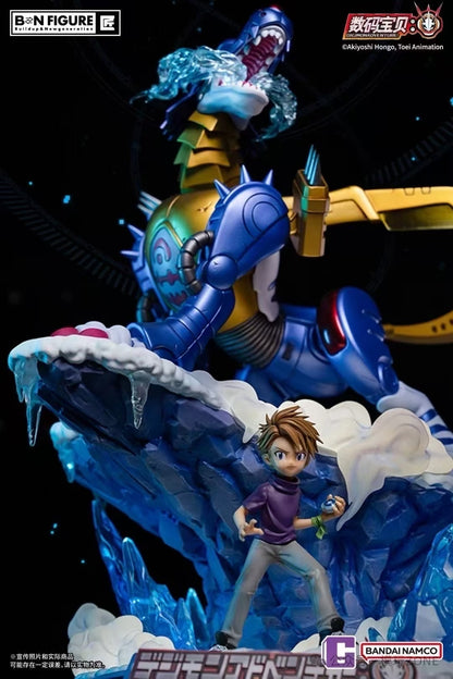 Bandai Namco - Licensed Ishida Yamato with MetalGarurumon | 版权 石田大和 钢铁加鲁鲁兽