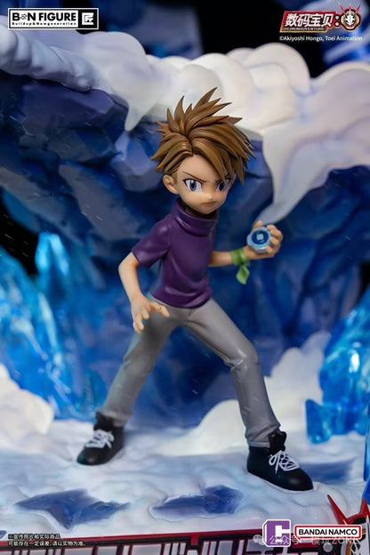 Bandai Namco - Licensed Ishida Yamato with MetalGarurumon | 版权 石田大和 钢铁加鲁鲁兽