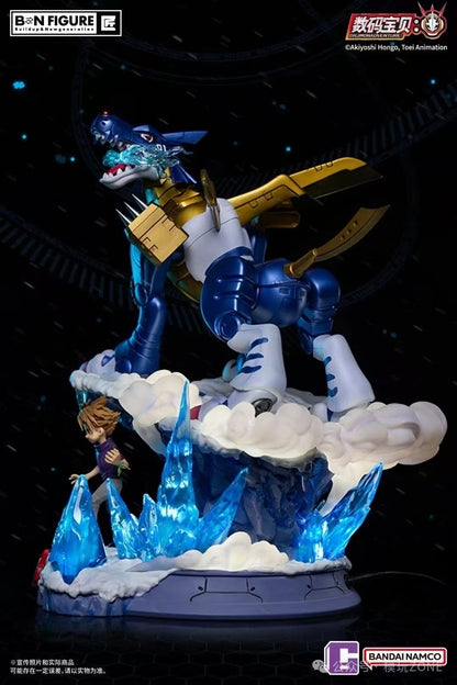 Bandai Namco - Licensed Ishida Yamato with MetalGarurumon | 版权 石田大和 钢铁加鲁鲁兽