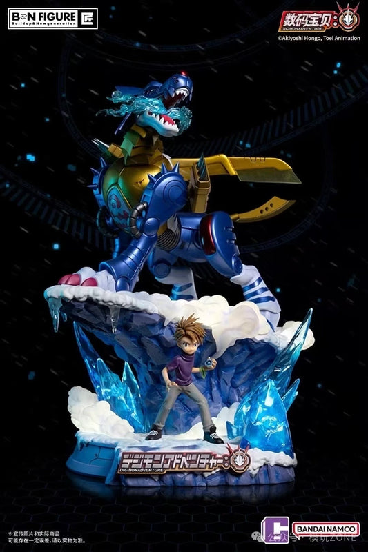 Bandai Namco - Licensed Ishida Yamato with MetalGarurumon | 版权 石田大和 钢铁加鲁鲁兽