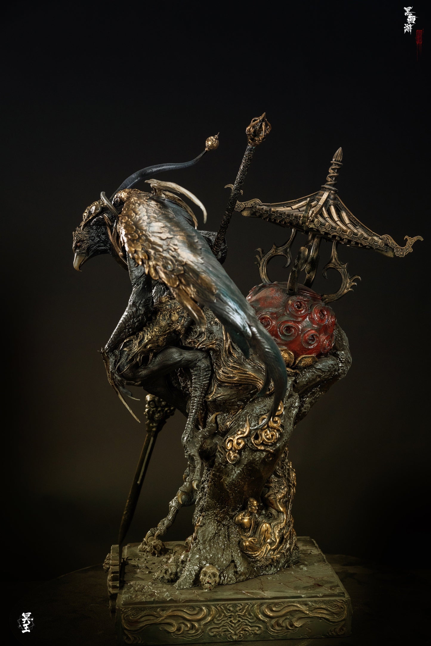 Hades Studio - ORI Lion King & Old Elephant & Eagle | 原创 青毛狮王 & 黄牙老象 & 金翅大鹏