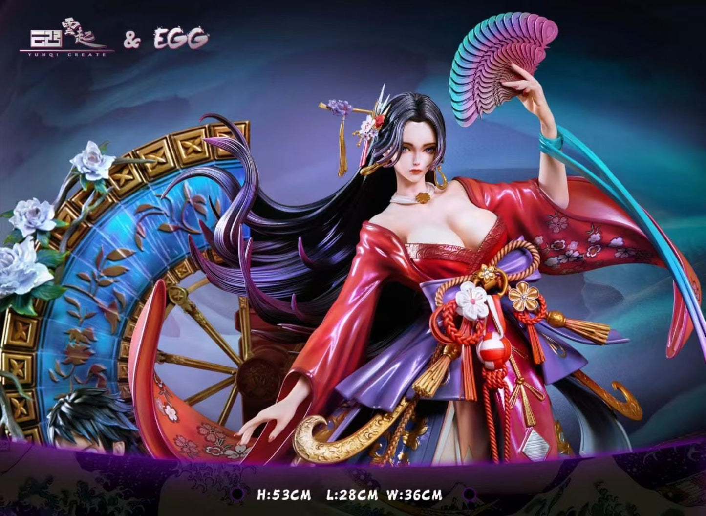 Yunqi x EGG Studio - Chinese Style Luffy & Boa Hancock | 朝颜暮辞 路飞 & 女帝