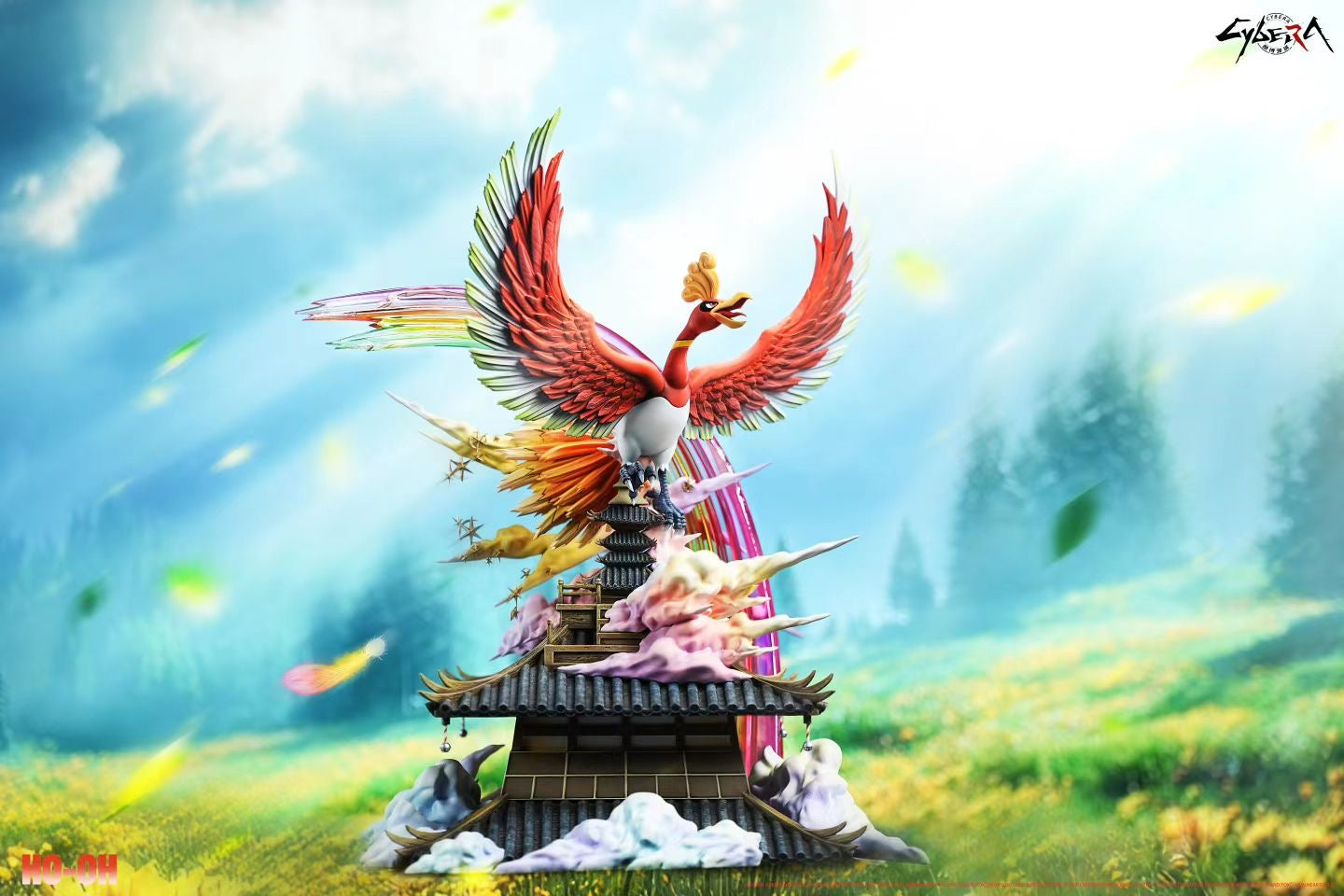 Cybera Studio - Rainbow's Trace Symbol of Hope Ho Oh | 彩虹的痕迹 希望的象征 凤王