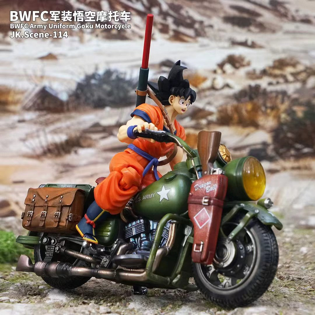 Jacksdo Studio - BWFC Army Uniform Goku Motorcycle JK.Scene-114 | 军装摩托车 JK.Scene-114