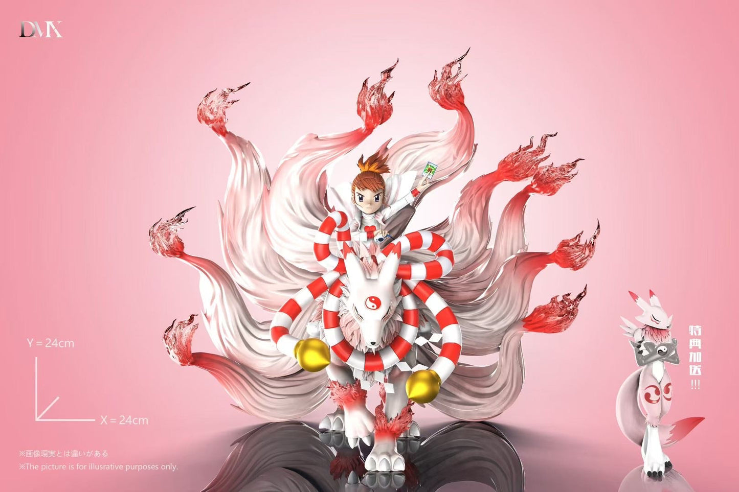 DMX Studio - Digimon Tamers Kyubimon, Ruki, Renamon | 九尾狐, 留姬, 妖狐兽