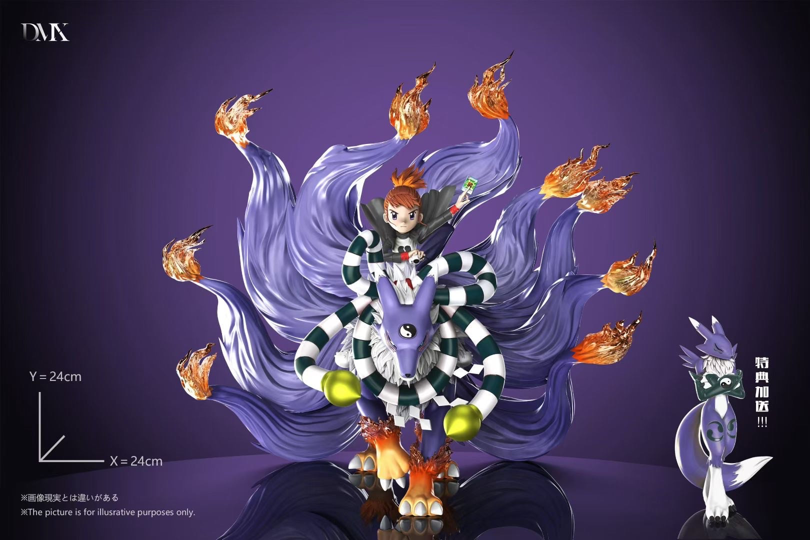 DMX Studio - デジモンテイマーズ キュビモン、ルキ、レナモン |九尾の