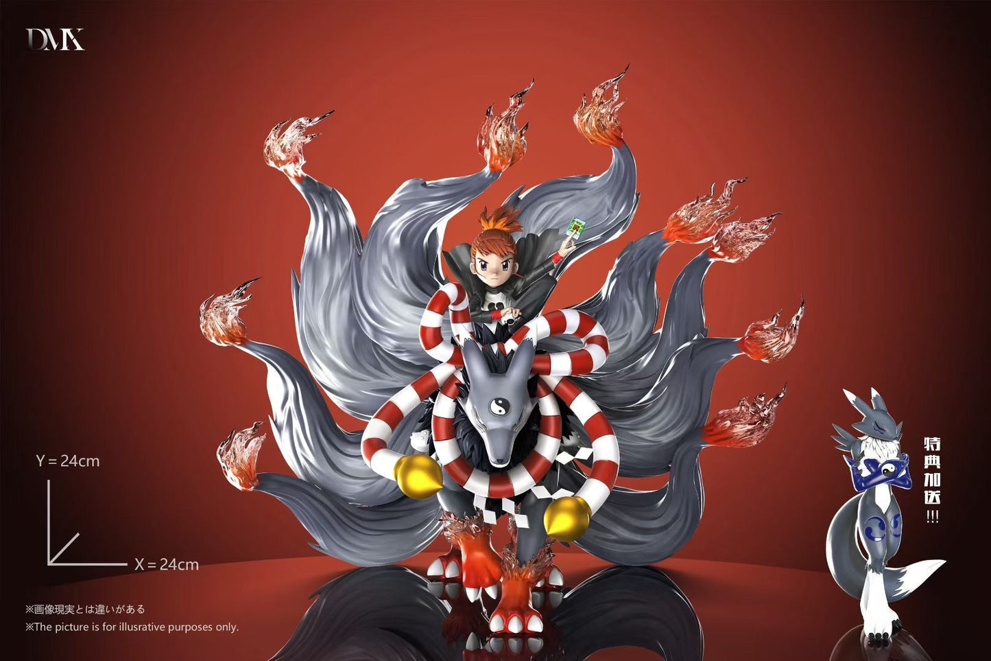 DMX Studio - Digimon Tamers Kyubimon, Ruki, Renamon | 九尾狐, 留姬, 妖狐兽