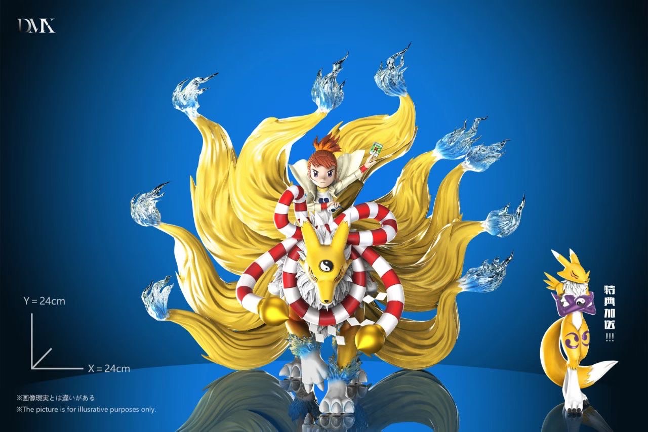 DMX Studio - Digimon Tamers Kyubimon, Ruki, Renamon | 九尾狐, 留姬, 妖狐兽