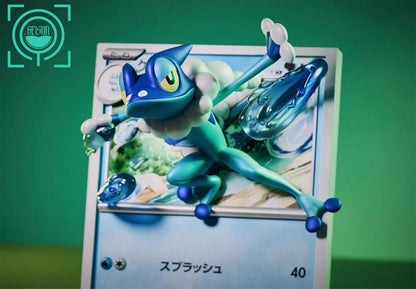 GeiSha Studio - Pokemon Card Evolution Set Froakie, Frogadier, Greninja | 卡牌进化组 呱呱泡蛙, 呱头蛙, 甲賀忍蛙