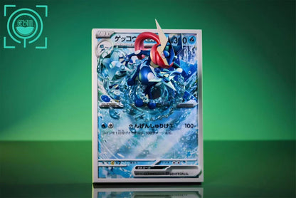 GeiSha Studio - Pokemon Card Evolution Set Froakie, Frogadier, Greninja | 卡牌进化组 呱呱泡蛙, 呱头蛙, 甲賀忍蛙