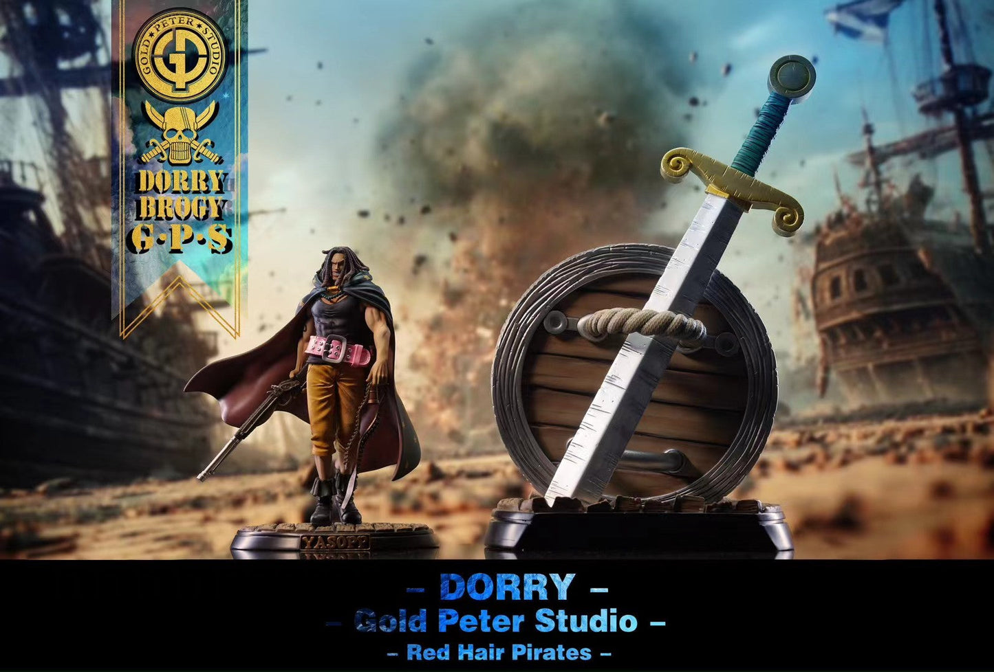 Gold Peter Studio - Red Hair Pirates Blue Ogre Dorry & Red Ogre Brogy |红发海贼团 青鬼 东利 & 红鬼 布洛基