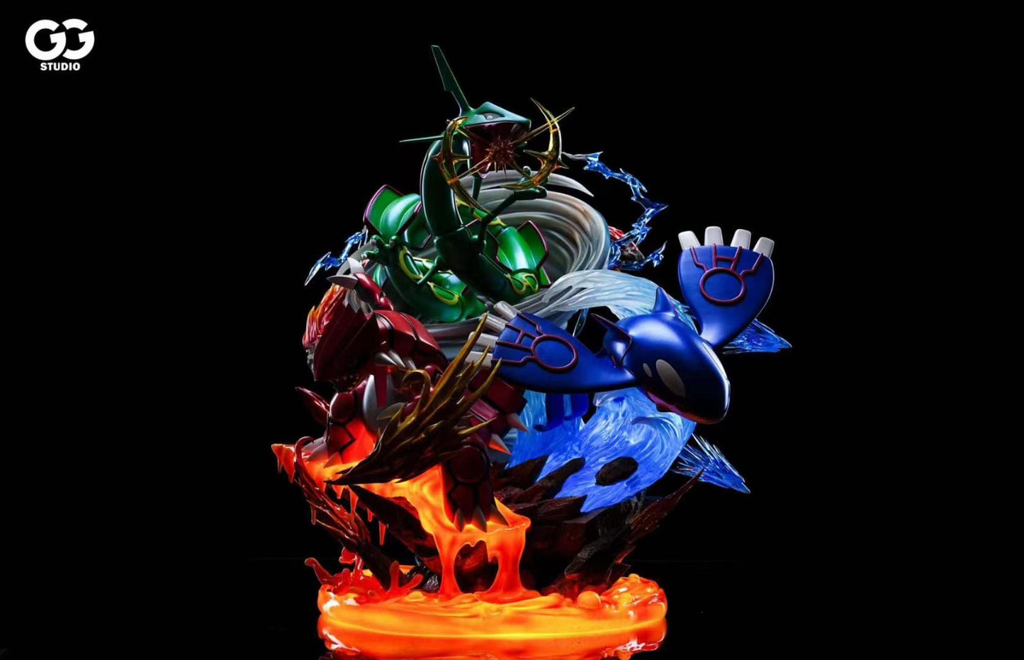 GG Studio - Hoenn Region Kyogre, Groudon, Rayquaza | 丰缘三神 海陆空