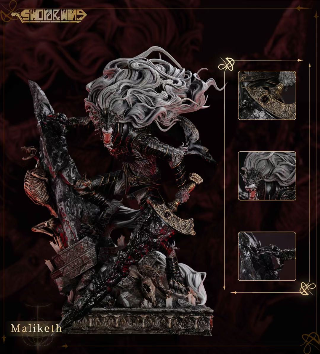 Sword & Wing Studio - Elden Ring Maliketh, the Black Blade | 艾尔登法环 黑剑 玛利喀斯