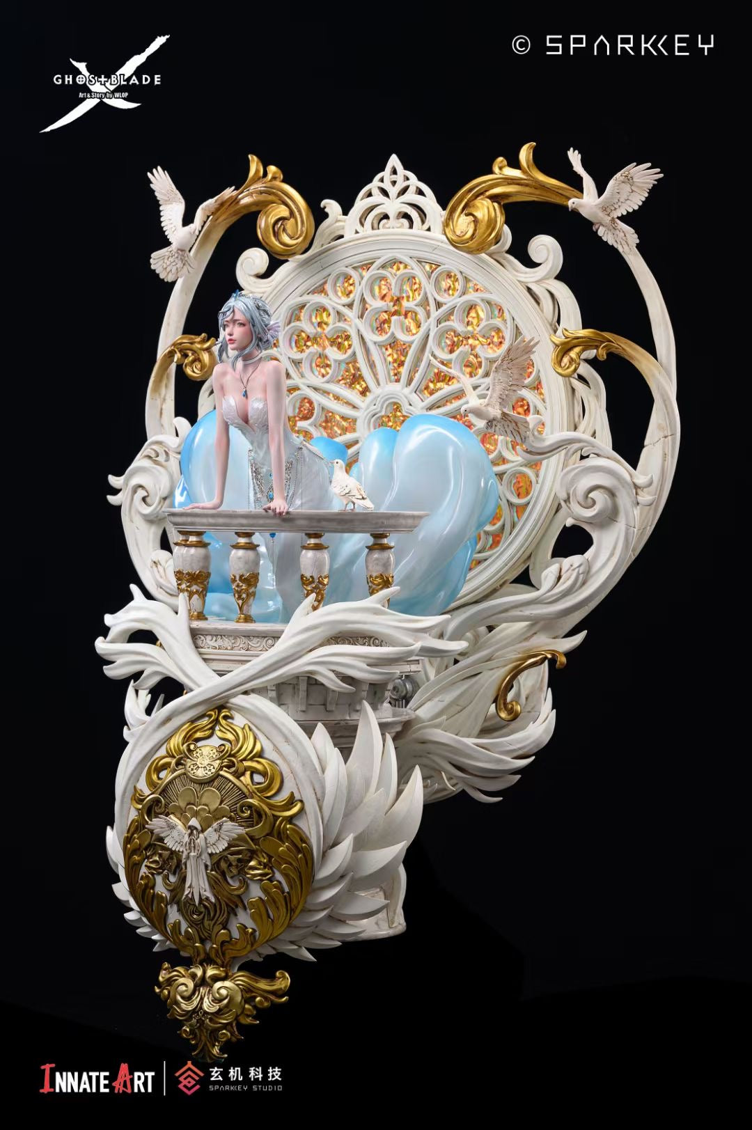 Sparkey x WLOP - Licensed Gaze Ghostblade Princess Yan | 版权 遥望 鬼刀海琴烟