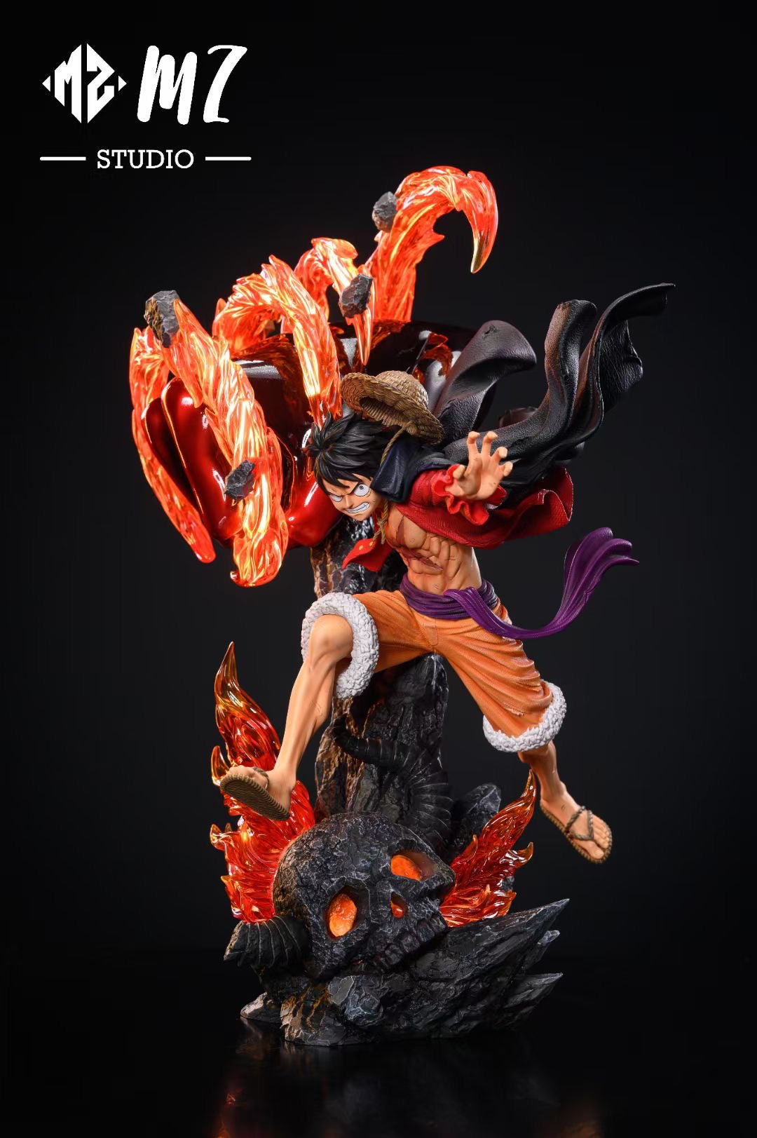 MZ Studio - Red Roc Luffy | 业火拳枪 路飞