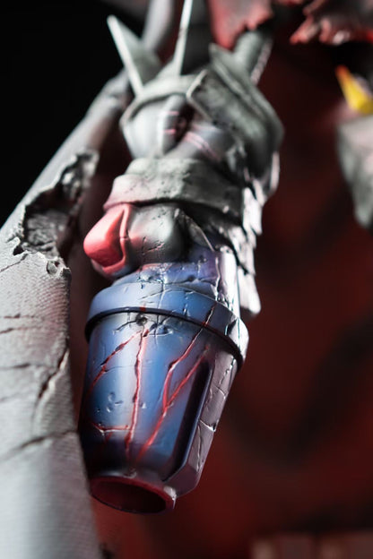 MO Studio x PaPa Studio - Omegamon Zwart (Damaged Version) | 奥米加兽兹瓦特 (战损版)