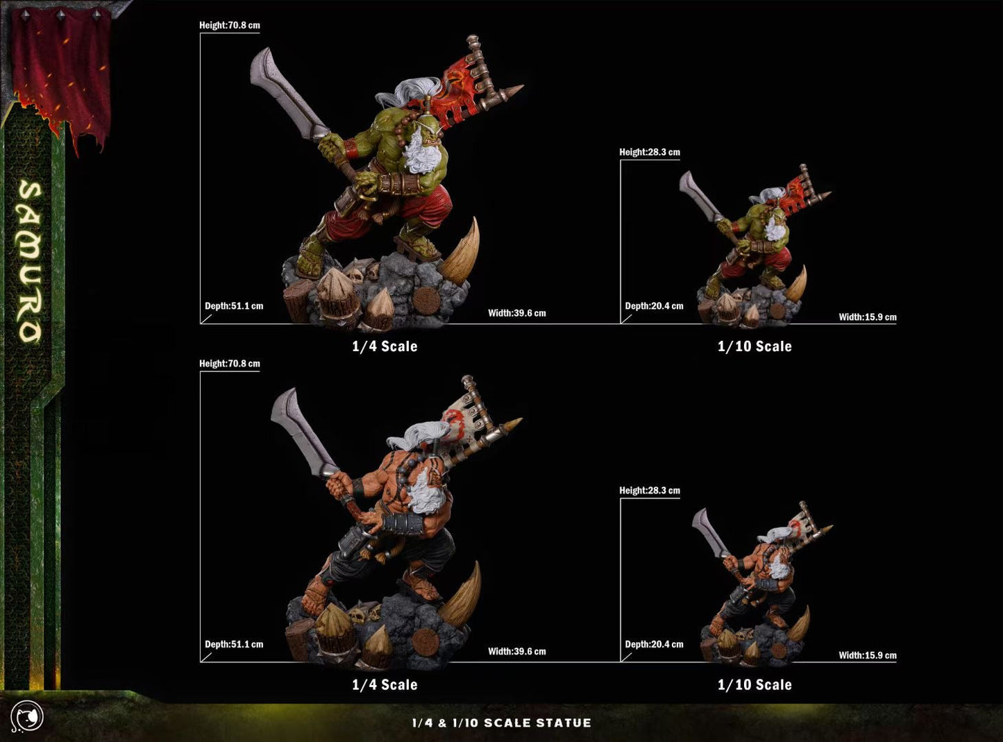 Small Cat Studio - Samuro | 兽人剑圣