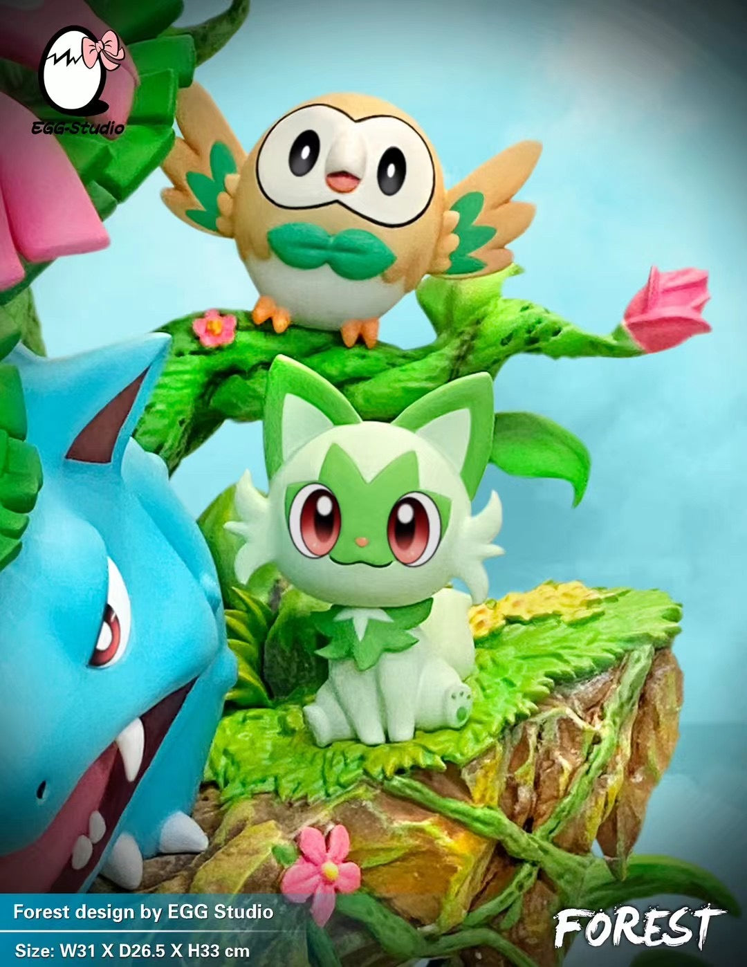 Egg Studio - Forrest Venusaur Glass Type Pokemon | 森林妙蛙花草系