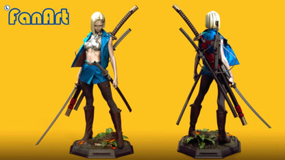 Fanart Studio - Cyberpunk Android 18 | 赛博朋克 Android 18号