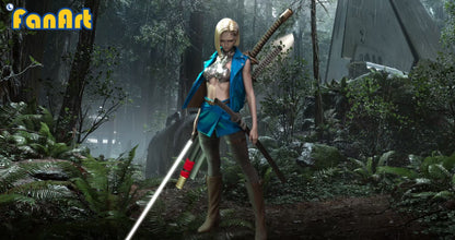 Fanart Studio - Cyberpunk Android 18 | 赛博朋克 Android 18号