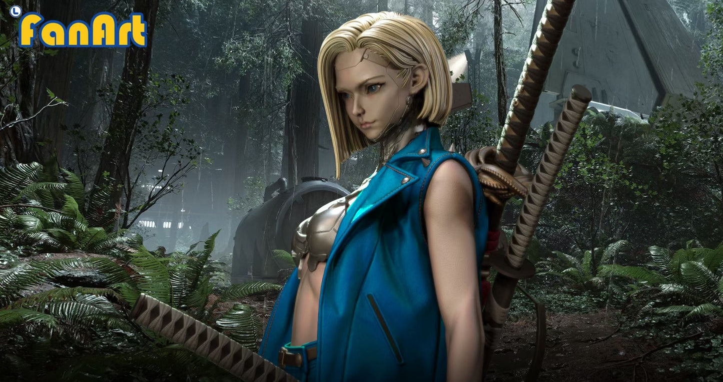 Fanart Studio - Cyberpunk Android 18 | 赛博朋克 Android 18号