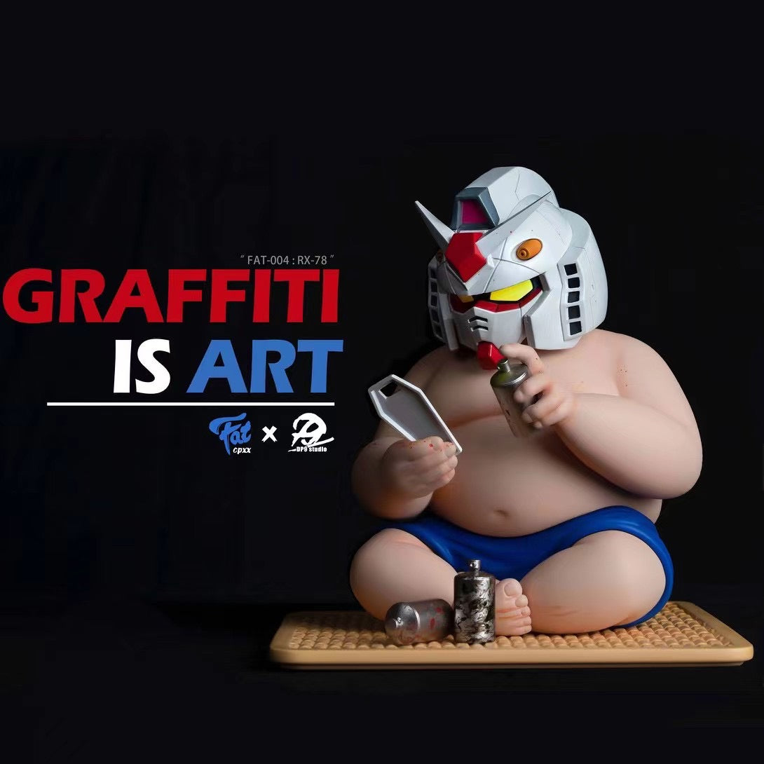 CPXX x DP9 Studio - Fatty Gundam Graffiti Artist | 胖祖 艺术家