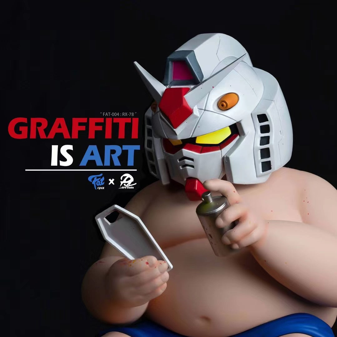 CPXX x DP9 Studio - Fatty Gundam Graffiti Artist | 胖祖 艺术家